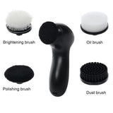 2 Speeds Adjustable Portable Automatic Electric uses  Brush Shine Polisher Shoes Cleaning Brush Kit for Leather Bags Mart Lion Default Title  