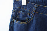 Clothes Stretch Skinny Soft Women's Basic jeans Middle Waist Trousers Elastic Slim vintage wash Denim Pencil Pants Mart Lion   