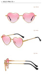  JackJad Brand Stylish Cool Cute Heart Shape Style Gradient Sunglasses Women ins Twisted Metal Design 8089 Mart Lion - Mart Lion