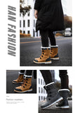 Winter Keep warm Plush Snow Boots Adult Non-slip Casual Waterproof Middle tube Men's