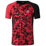 jeansian men's Designer T Shirt Casual Quick Dry Slim Fit Tops amp Tees Mart Lion LSL193-Red US S 