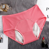 Menstrual Panties Women Pants Leak Proof Incontinence Underwear Period Proof Briefs Mart Lion pink L China|1pc