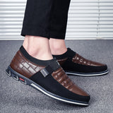 Men Leather Shoes Formal Wedding Party Casual Genuine Leather Loafers Boat Sneakers Mart Lion   