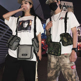  Street Style Men's Waist Bags Sports Running Tactical Package Nylon Unisex Belt Pack Chest Rig Bag Travel Bags Men's Phone Pouch Mart Lion - Mart Lion