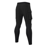 Men's Side Pockets Black Hip Hop Casual Joggers Trousers Sport Training Gym Pants  Quick Dry Hiking Running Outdoor Pants Mart Lion   