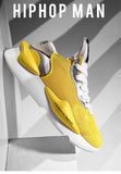 Men's Sneakers Yellow Sock Shoes Platform Casual Shoes Non-slip Sneakers Zapatillas Hombre Mart Lion   