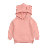 Children Clothing Hoodies For Girls Boys Sweatshirt With Hood Autumn Cute Thicken Fleece Outerwear Kids Clothes From 0-4 Year Mart Lion Light pink 73(6-9onth) China