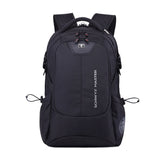 Swiss 17 inch Laptop Backpack Men's USB Charging Travel Backpack School Bag Waterproof anti theft Backpacks Women bagpack Mochila Mart Lion black 15.6 inch 