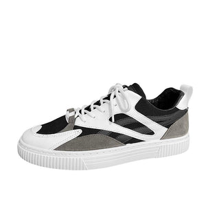 Summer Men's Canvas Shoes Low Top Casual Flat Light Anti-Skid Casual Sports Mart Lion Black 39 