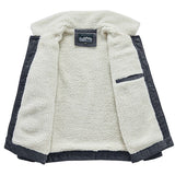 Winter jacket Men's Warm Corduroy Jackets Coats outwear Windbreaker Fleece cotton Outwear Multi-pocket clothing Mart Lion   