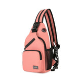 Fengdong women mini backpack small chest bag sling messenger female sports travel bagpack crossbody girl back pack Mart Lion Pink China 