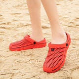 Summer Slippers Men's Women Beach Sandals Outdoor Comfy Clogs Shoes Flip Flops Mart Lion   