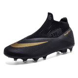 Breathable Mesh Men's Football Shoes TF/FG High-Level Socks After Wear-Resisting Football Sneakers Mart Lion   