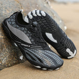 Summer Anti skid Five Finger Barefoot Sneakers Outdoor Hiking Water Shoes Men's Quick Drying Beach Mart Lion   