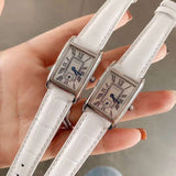 Daizhuo Small Women Square Watch Super Nice Little Red Square Steel Band Small Second Watches Mart Lion   