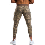 Men's Skinny pencil pants Gyms Sweatpants Clothing Cotton Camouflage Trousers Casual Elastic Fit Joggers Mart Lion   