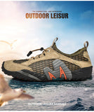  summer Mesh Outdoor Hiking Shoes Men's Trekking Anti-Skid Rock Climbing Elastic Mountain Treking Sneakers Mart Lion - Mart Lion