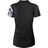  jeansian Women's Casual Designer Short Sleeve T-Shirt Golf Tennis Badminton White Mart Lion - Mart Lion