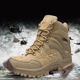 0 Autumn Winter Military Boots Outdoor Male Hiking Boots Men's Special Force Desert Tactical Combat Ankle Boots Men's Work Boots Mart Lion - Mart Lion