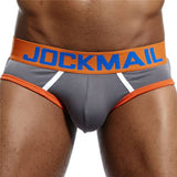 Men's Underwear Briefs Jockstrap Pouch Cuecas Cotton Stripe Panties Thongs Underpants Mart Lion   