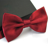  1PC Gentleman Men's Classic Tuxedo Bowtie Necktie Bow tie knot Bow Tie Boys 30 Solid Colors Mart Lion - Mart Lion