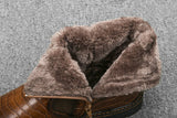 Winter Boots Men Warm Leather Snow boots Comfortable Winter Shoes Mart Lion   