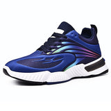 Autumn Men's Increase Platform Breathable Mesh Casual Sneakers Student Tennis Vulcanized Soft Running Sport Shoes Mart Lion dark blue 39 