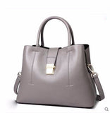 Female Genuine Leather Bucket Bag Handbag Large Capacity Shoulder Red Black All-Match Messenger 32*14*23 Mart Lion 9738-D-4  