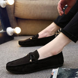 Men's Casual Shoes Shoes Breathable Men's Loafers Moccasins Slip on Flats Male Driving Shoes Stylish Footwear Mart Lion   