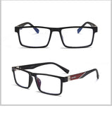 Men's Women Square Anti-blue light Myopia Glasses -1.0 -1.25 -1.5 -1.75 -2.0 -2.25 To -4.0 And +1.0 +1.5 +2.0 For Reading Eyewear Mart Lion   