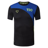 jeansian Sport Tee Shirt Running Gym Fitness Workout Football Short Sleeve Dry Fit Black Mart Lion LSL145-Black US S 