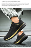  Black Sneakers Men's Sport Shoes Mesh Breathable Men's Walking Ultralight Sneakers Tennis shoes homme Mart Lion - Mart Lion