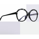 Large size round Progressive Multifocal Reading Glasses Men Women Anti Blue Light Eyeglasses Near Far Sight Diopter 1.0 1.5  NX  MartLion