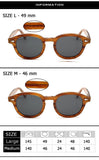 Lemtosh Style Polarized Sunglasses For Men's Vintage Classic Round Mart Lion   