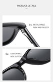 Vintage Square Style TR90 Polarized Sunglasses Men's Driving Fish Brand Design Oculos De Sol 3601 Mart Lion   