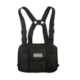 Men's Chest Bag Chest Rig Bag Hip-hop Streetwear Boy Nylon Tactical Vest Pouch Male Tactical Bags Mart Lion Black1 Chest Bag  