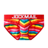 Men's Underwear Briefs Jockstrap Pouch Cuecas Cotton Stripe Panties Thongs Underpants Mart Lion   