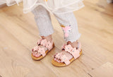 Summer Kids Sandals for Girls Baby Soft Leather Flowers Princess Shoes Children Beach Toddler Mart Lion   
