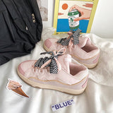 Superstar Pink Sneakers Women Comfort Platform Women's Designer Sneakers Color Lace Cute Casual Board Shoes Mart Lion   