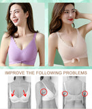 Seamless Bra Push Up Bralette Wirefree Brassiere Sexy Women Bras Removable Padded Front Buckle Underwear Soft Female Sleepwears  MartLion