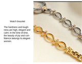  Women Watch Bracelet INS Style Diamond Inlaid Copper Quartz Movement 30m Waterproof  Ladies Mart Lion - Mart Lion