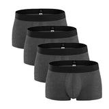 4 pcs/Lot Boxers Men's Underwear Cotton Shorts Panties Shorts Home Underpants Boxer Mart Lion gray L 40-50kg 