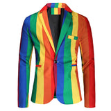 Men's Suit Jackets Sky Clouds 3D Printed Blasers Hombre Casual Wedding Dress Coat  Blazer Homme Mart Lion X142 M 