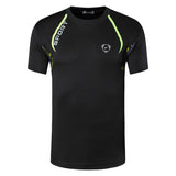 jeansian Sport Tee Shirt T-shirt Running Gym Fitness Workout Football Short Sleeve Dry Fit LSL147 Orange Mart Lion LSL137-Black US S 