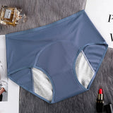 Menstrual Panties Women Pants Leak Proof Incontinence Underwear Period Proof Briefs Mart Lion blue L China|1pc
