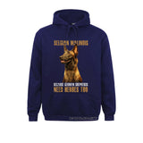 Belgian Malinois Flag Funny Chic Dog Gift Chic Long Sleeve Hoodies Hoods Men's Sweatshirts Mart Lion Navy S 