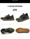Xiaomi Youpin Sneakers Men's And Women Outdoor Breathable Safety Work Shoes With Steel Toe Cap Puncture-Proof Mart Lion   