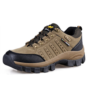Men's Casual Shoes Brand Waterproof Sneakers Flats Couples Outdoor Hiking Mart Lion Khaki 5.5 