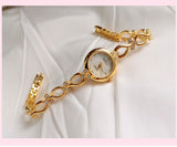Women Watch Bracelet INS Style Diamond Inlaid Copper Quartz Movement 30m Waterproof  Ladies Mart Lion   