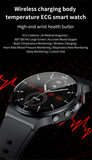  Smart Watch E88 Men's Temperature Monitor ECG PPG Sports Fitness Tracker Wireless Charger MAX4 Smartwatch For Android IOS Mart Lion - Mart Lion